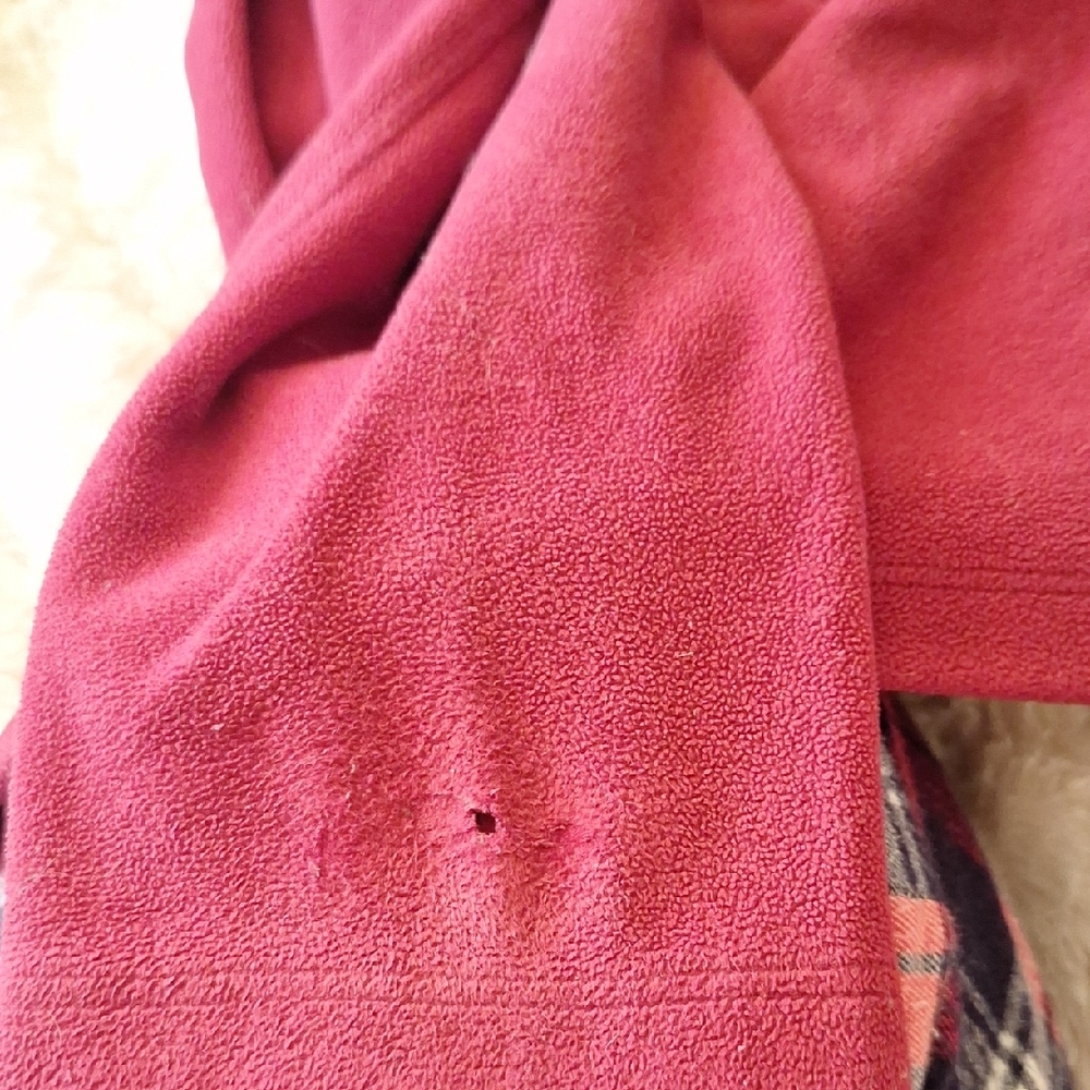 Eddie Bauer First Ascent Maroon Quarter-Zip Pullover Size XL - Picture 6 of 10